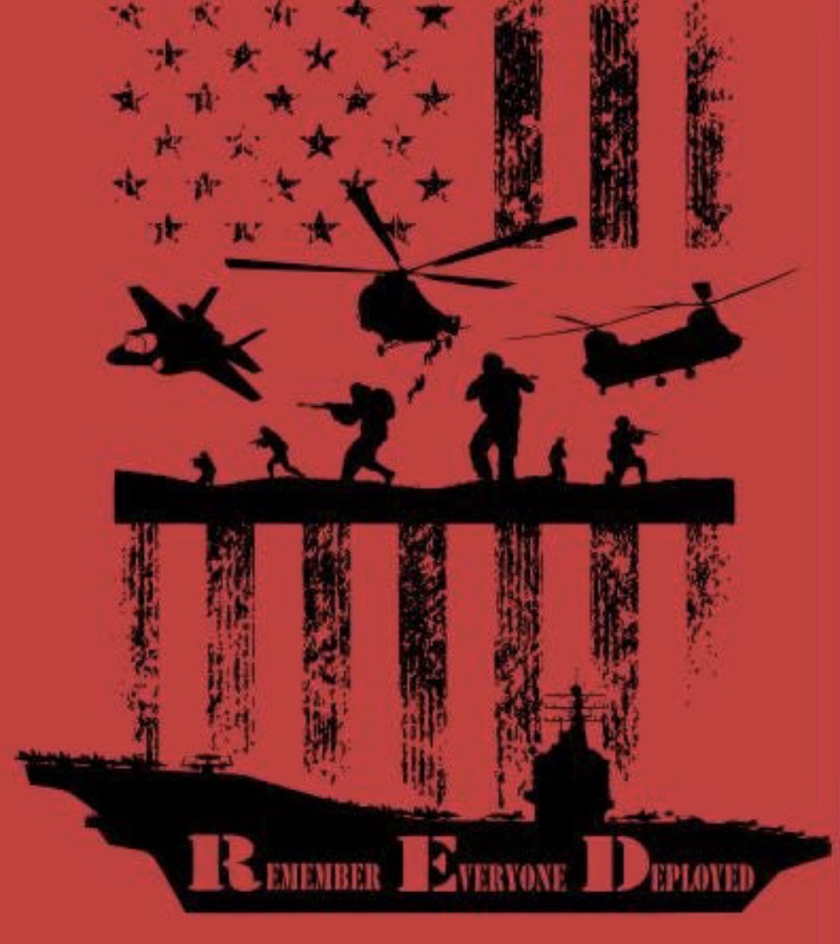 RED Friday Distress Aviation Remember Everyone Deployed -ADULT