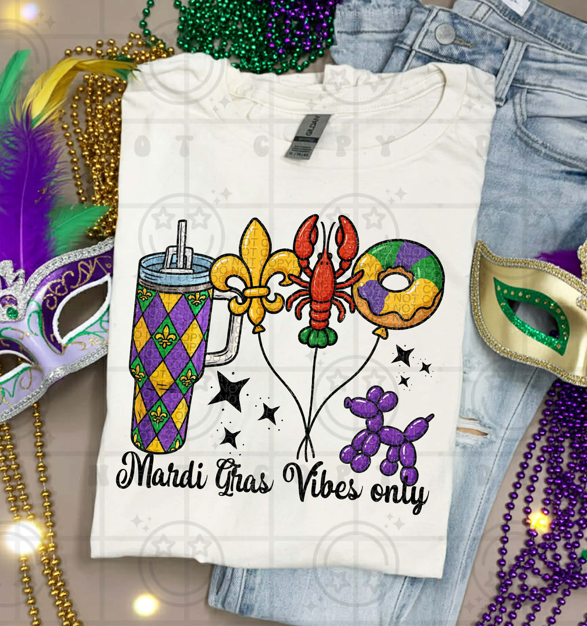 Mardi Gras Vibes Only-ADULT