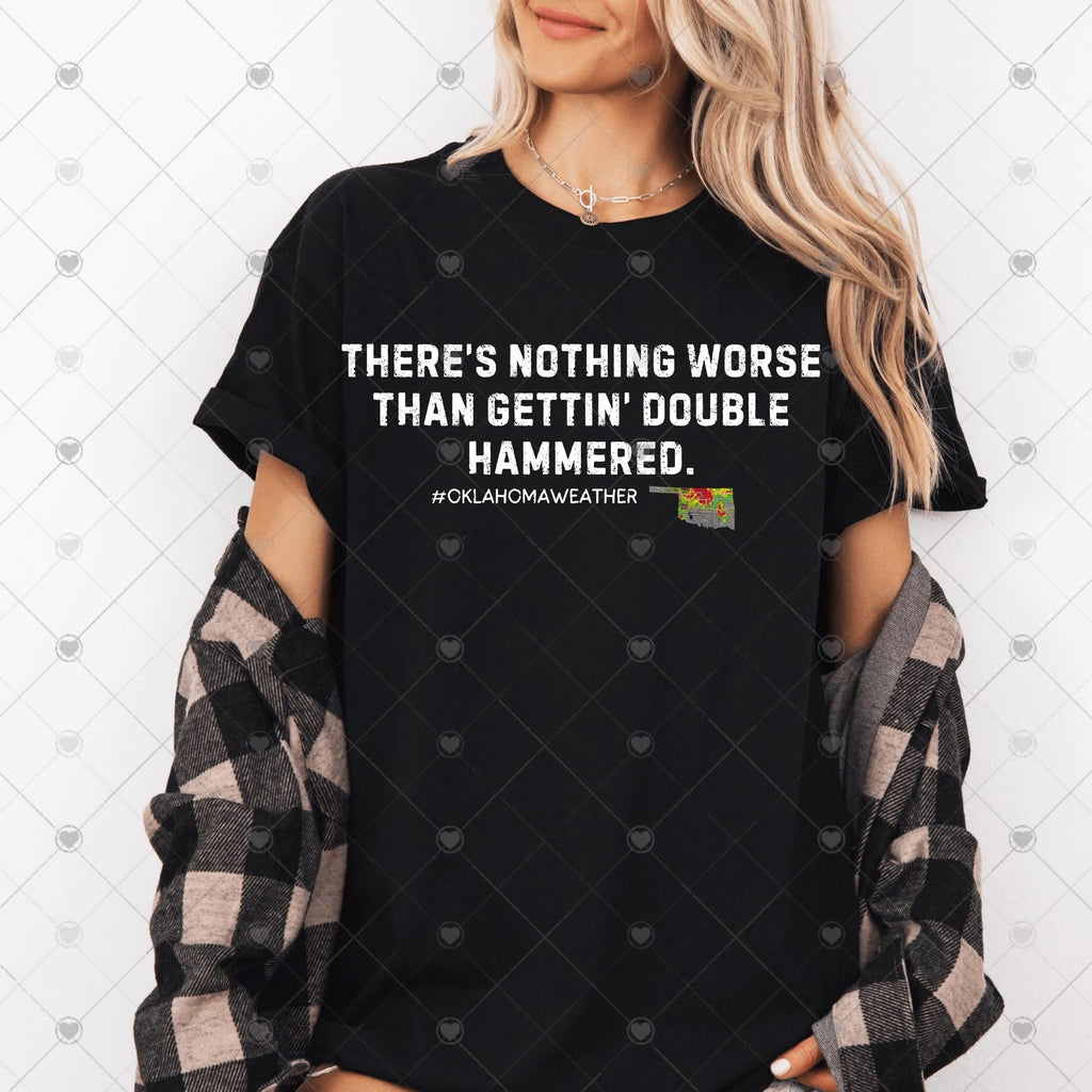 David Payne Quote Double Hammered Oklahoma Weather-ADULT
