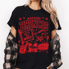 Mustang Bronco Bleacher Collage-ADULT