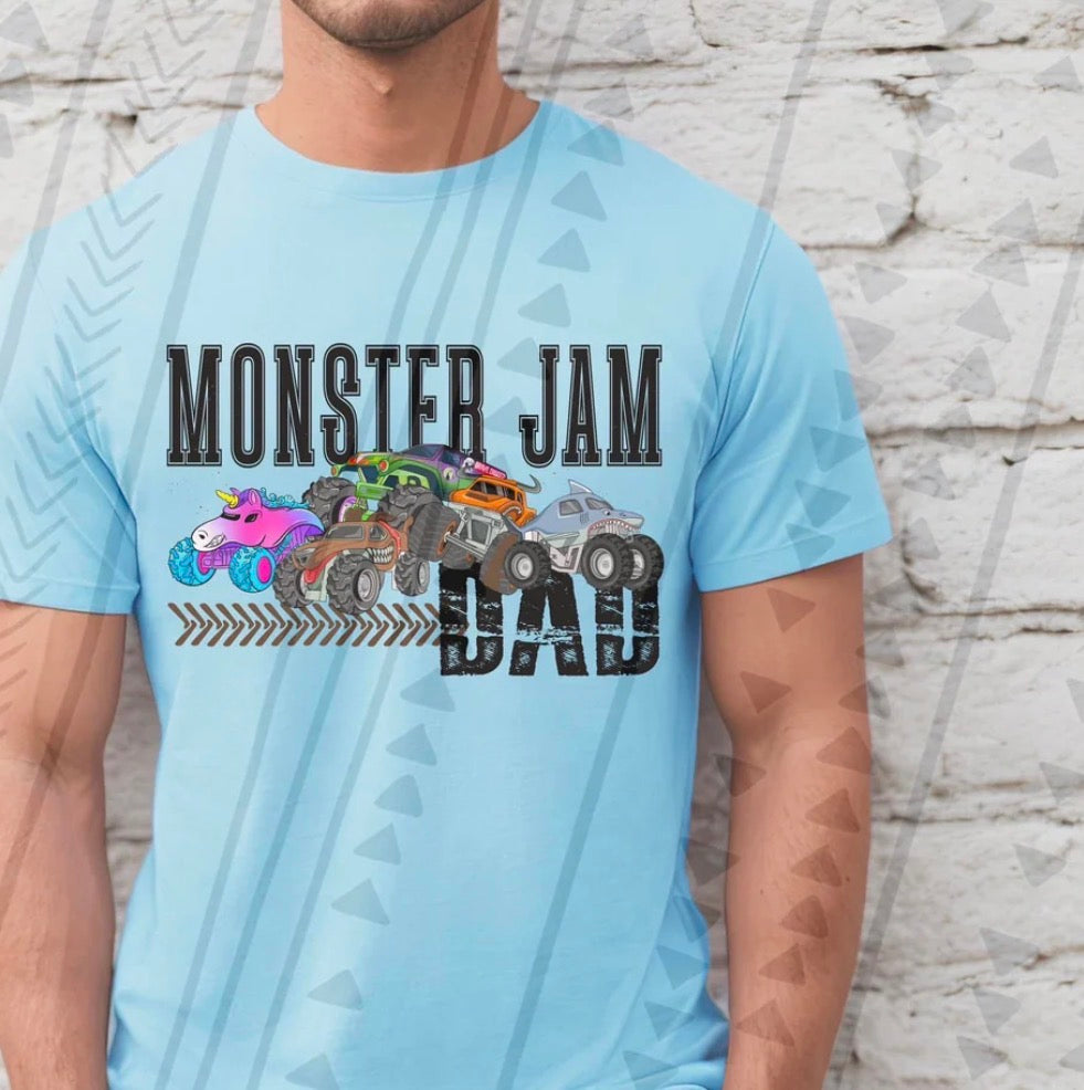 Monster J  Trucks Dad -ADULT