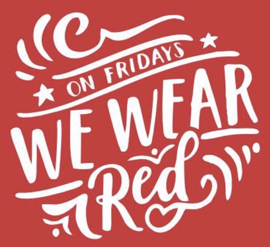 RED Friday Whimsy Remember Everyone Deployed -ADULT