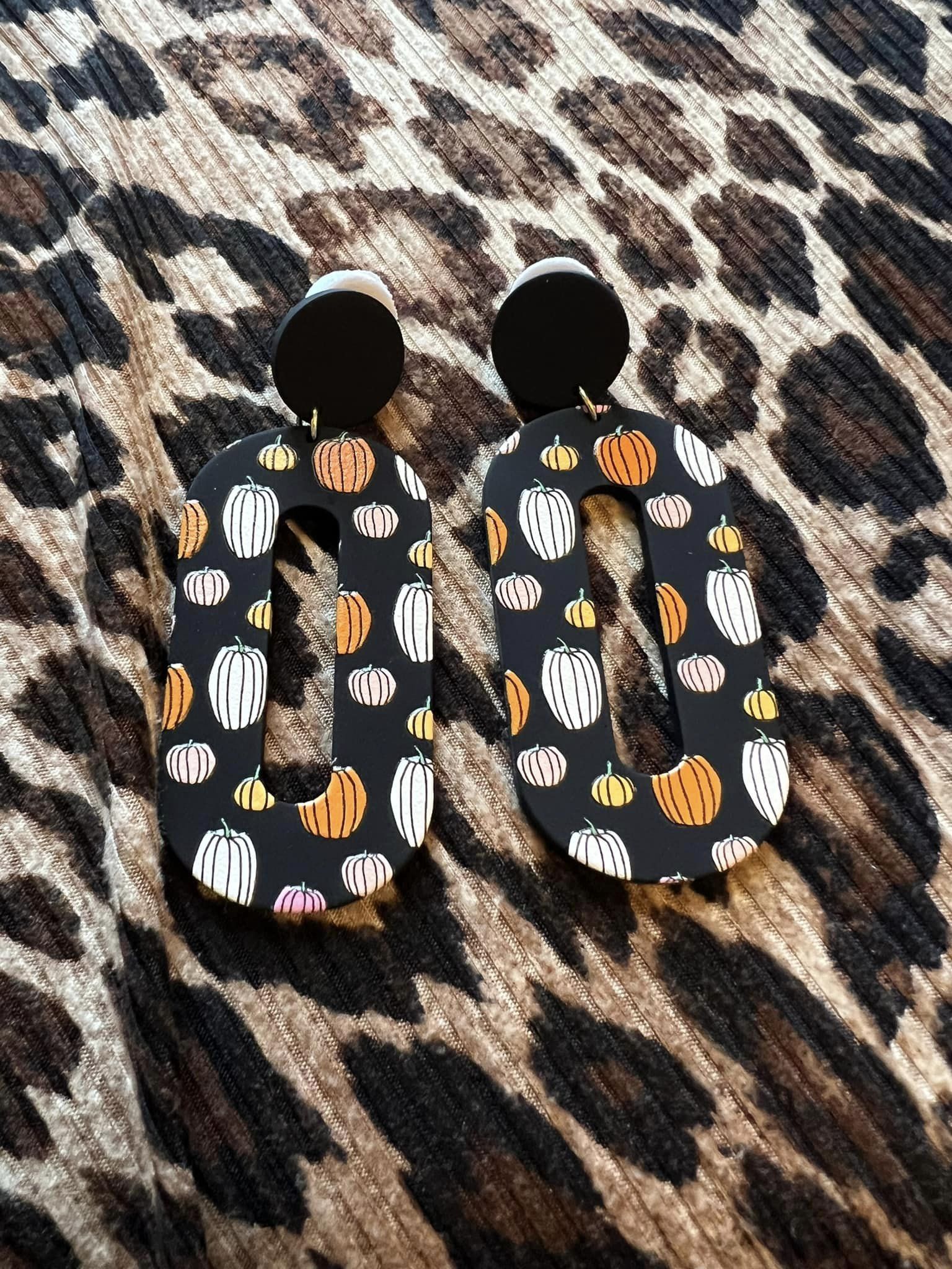Pumpkin Dangles