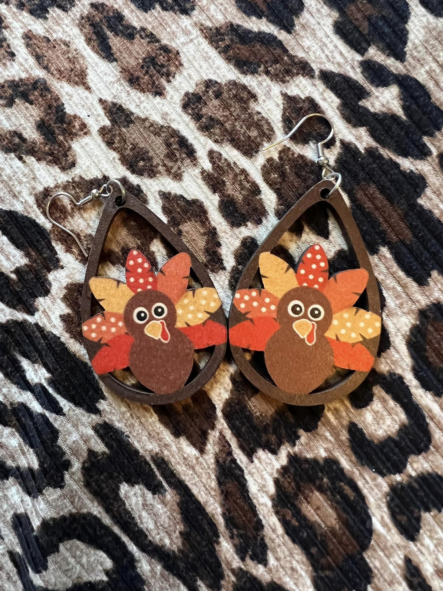 Turkey Dangles-Brown