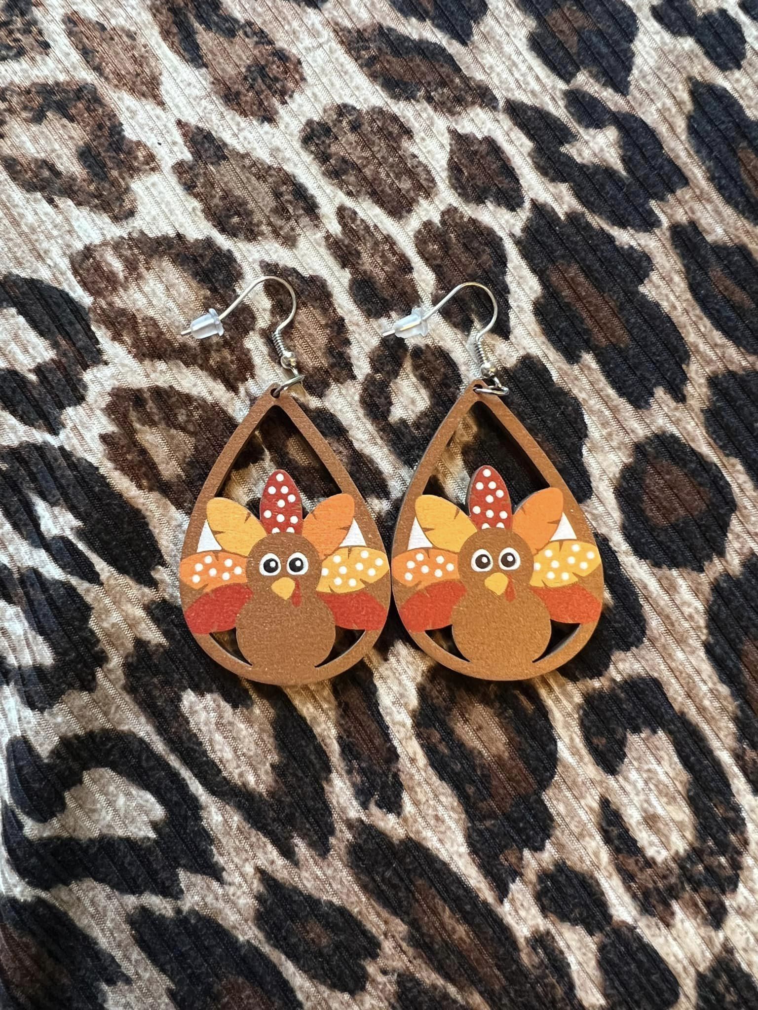 Turkey Dangles - Tan