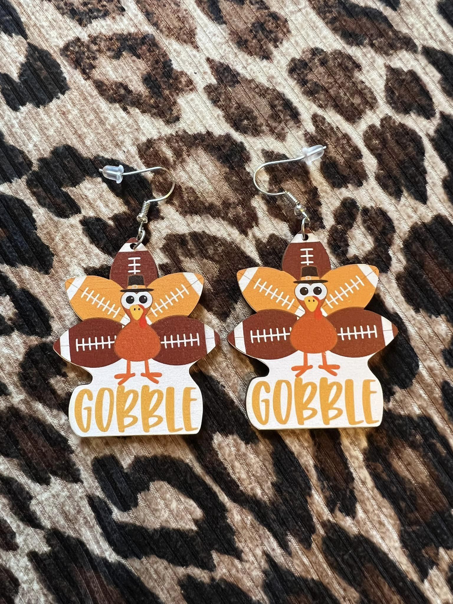 Fall Ball Turkey Dangles
