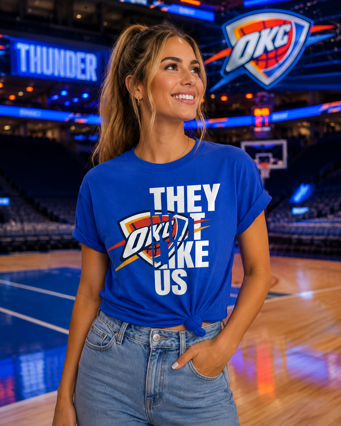 They Not Like Us Thund OKC Basketball-ADULT