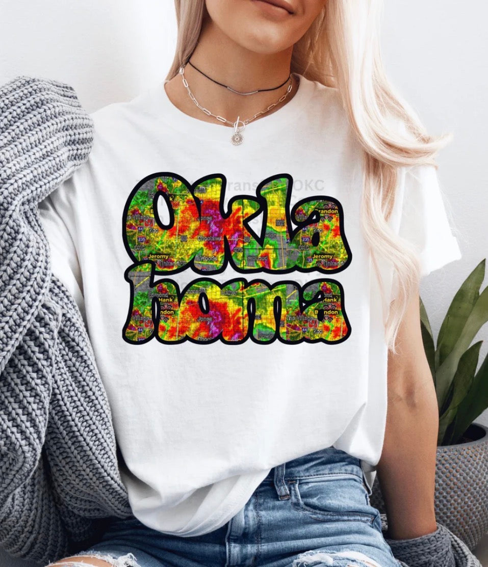 OKLA HOMA Black Radar Weather-ADULT