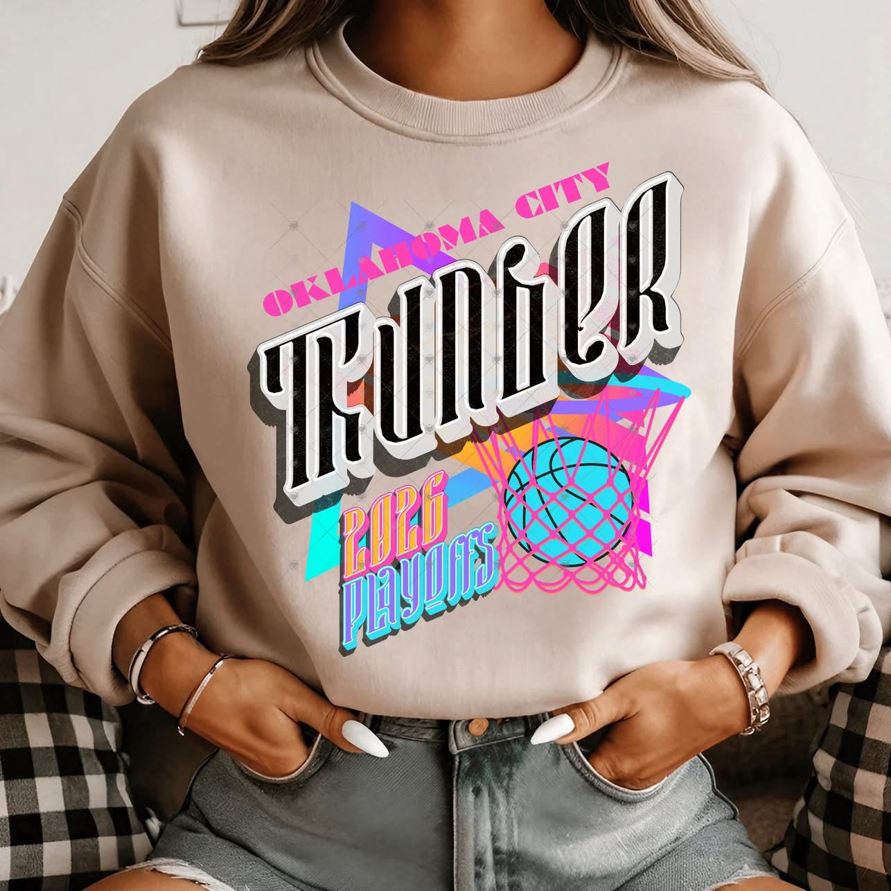 Black Thund OKC Basketball-ADULT