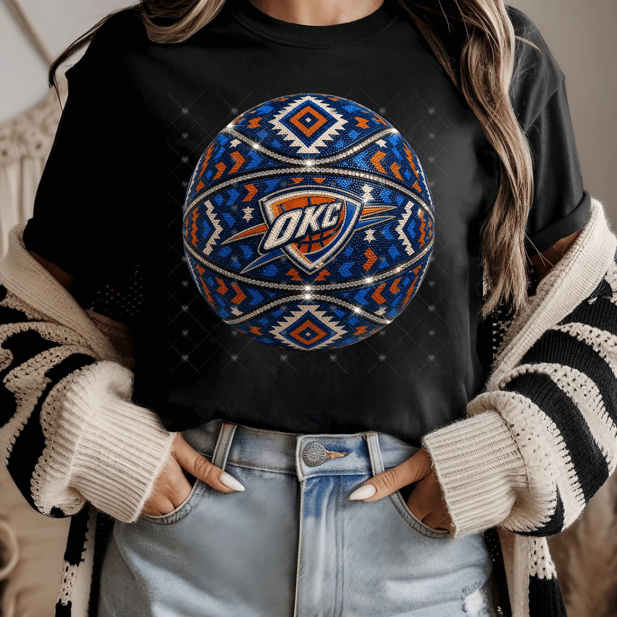 Thund OKC Ball Native Basketball-ADULT