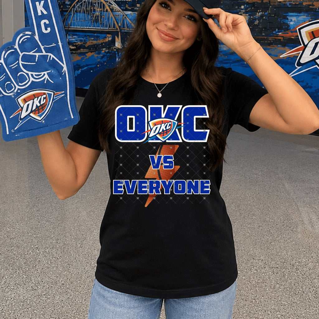 OKC VS Everyone Blue Thund Basketball-ADULT