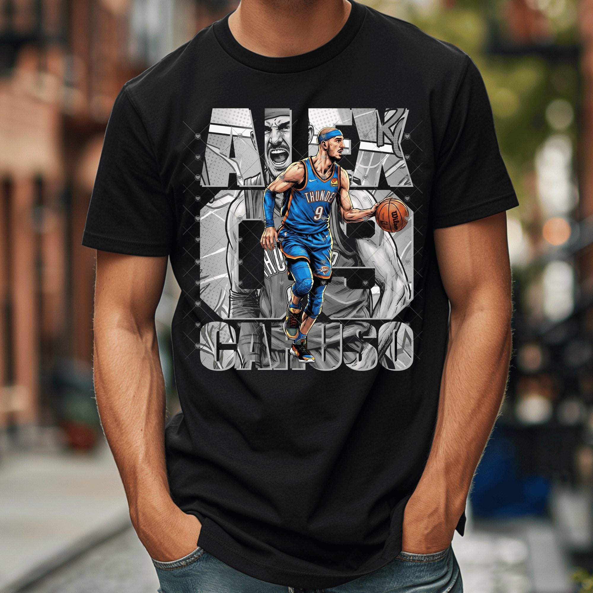 Caruso Comic Thund Basketball OKC-ADULT