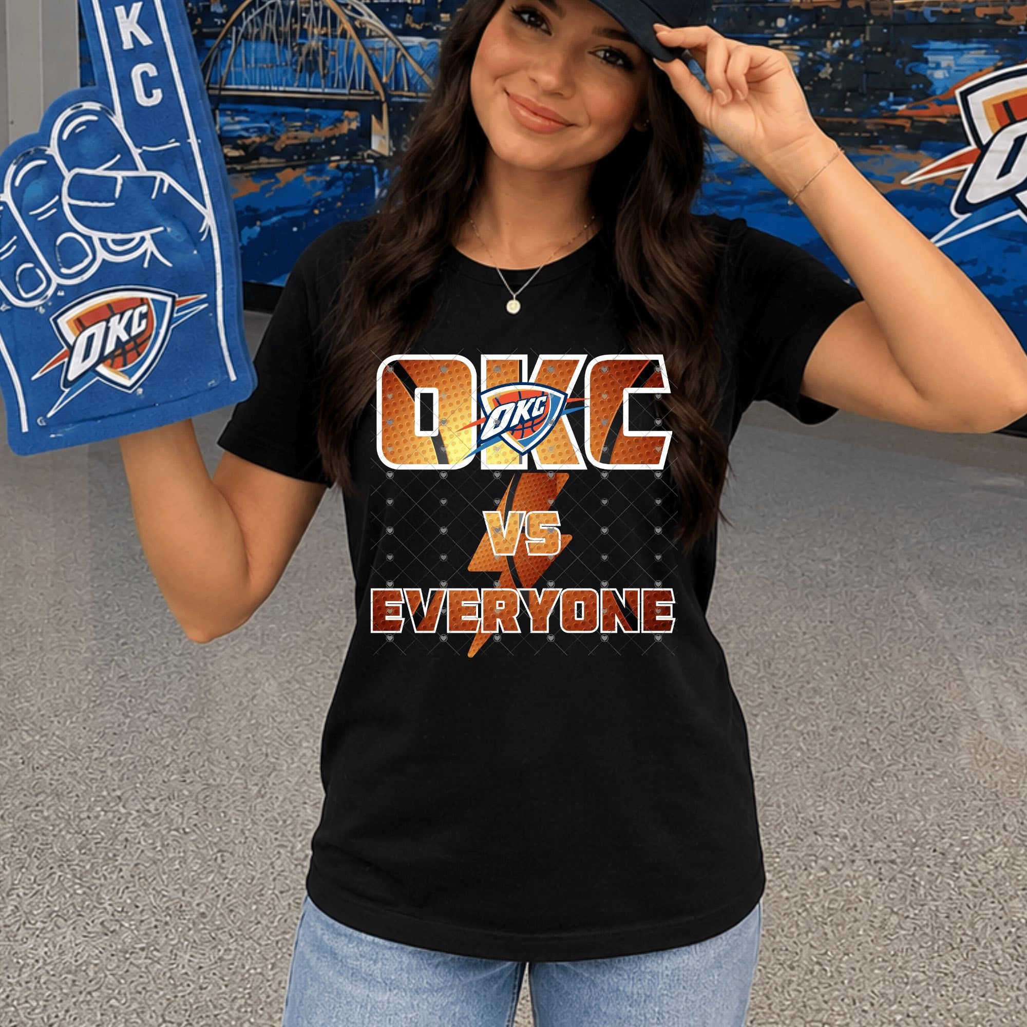 OKC VS Everyone Thund Basketball-ADULT