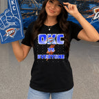 OKC VS Everyone Gradient Blue Thund Basketball-ADULT