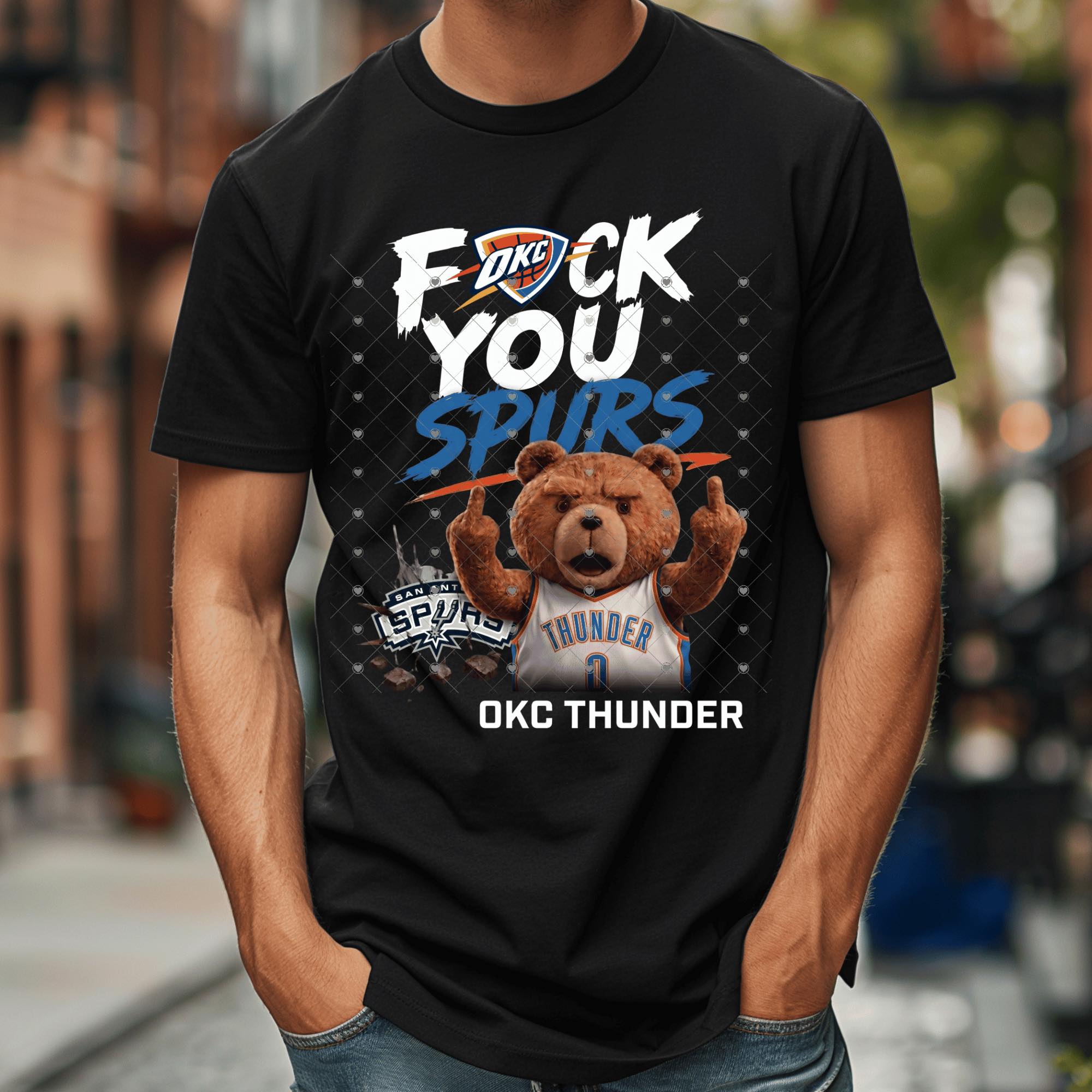 F You Spurs Thund Basketball-ADULT