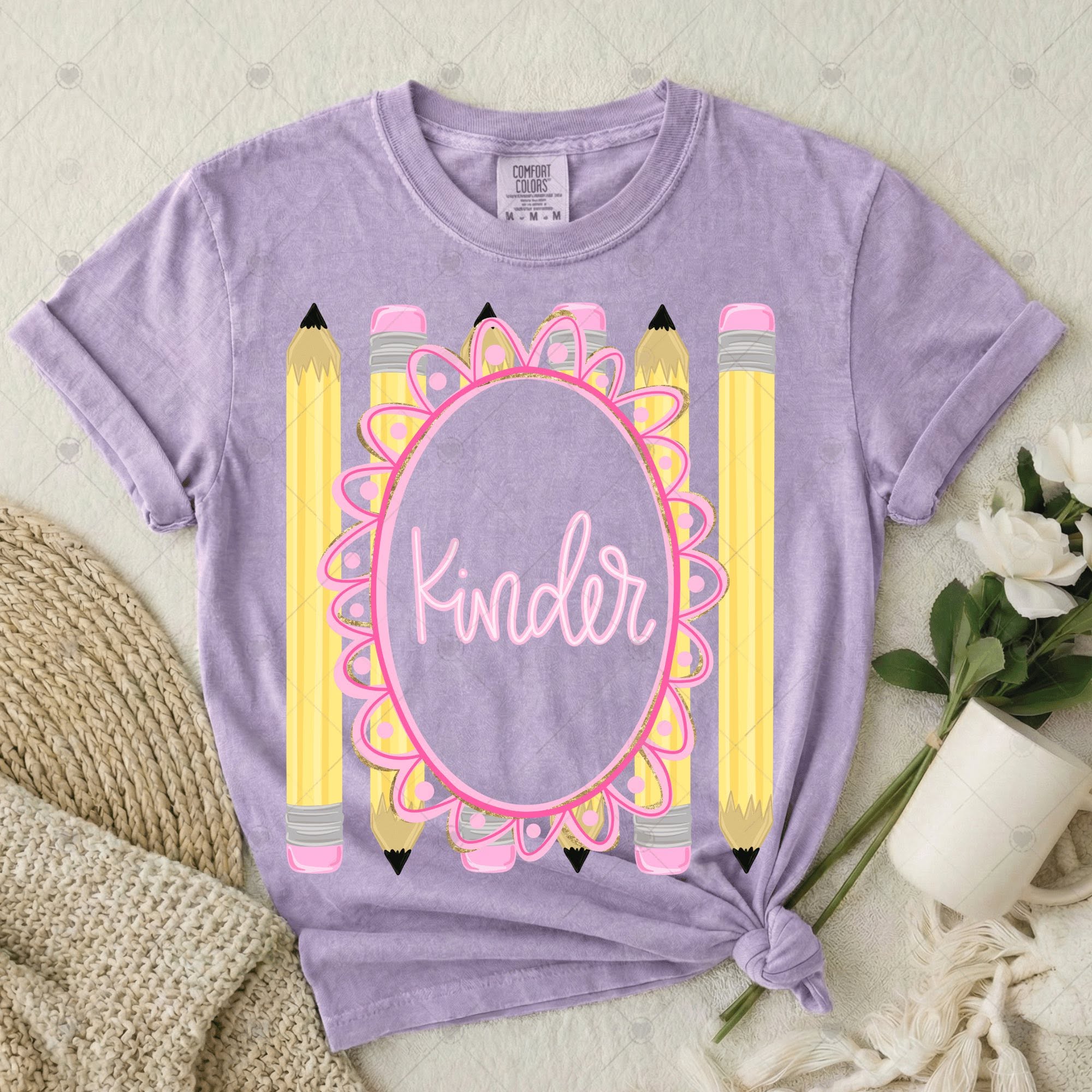 PreK through Fifth Grade Pencil Stripes-ADULT