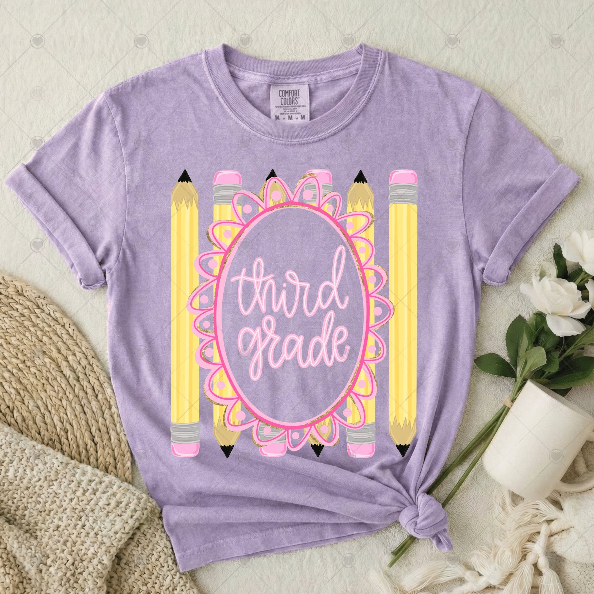 PreK through Fifth Grade Pencil Stripes-ADULT