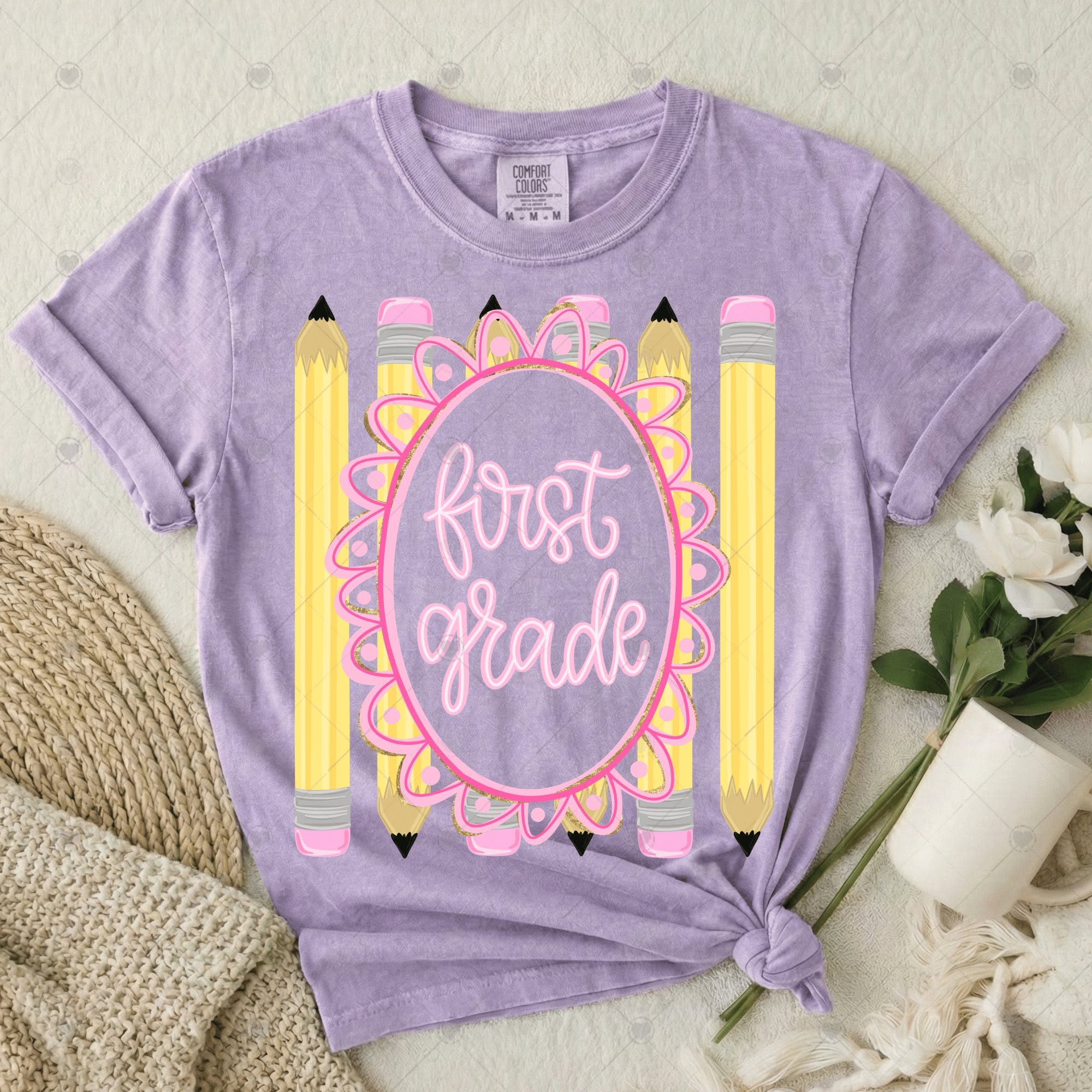 PreK through Fifth Grade Pencil Stripes-ADULT