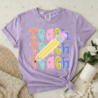 Teach Pencil Pastel Personalized Option-ADULT