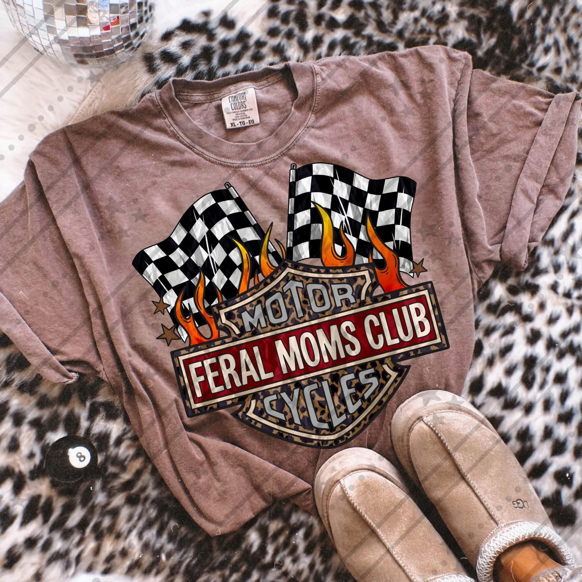 Feral Moms Motorcycle Flags-ADULT