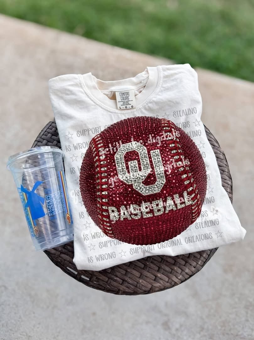 Soon Oklahoma Bling Baseball-ADULT