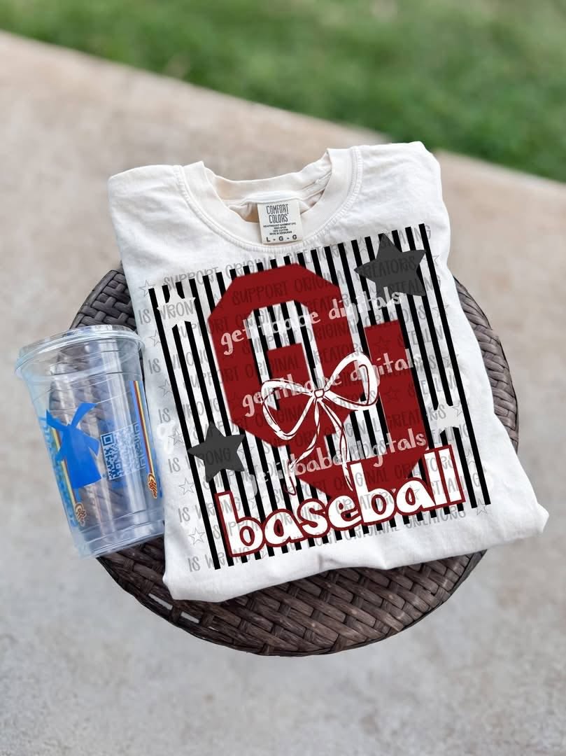 Soon Oklahoma Stripes Baseball-ADULT