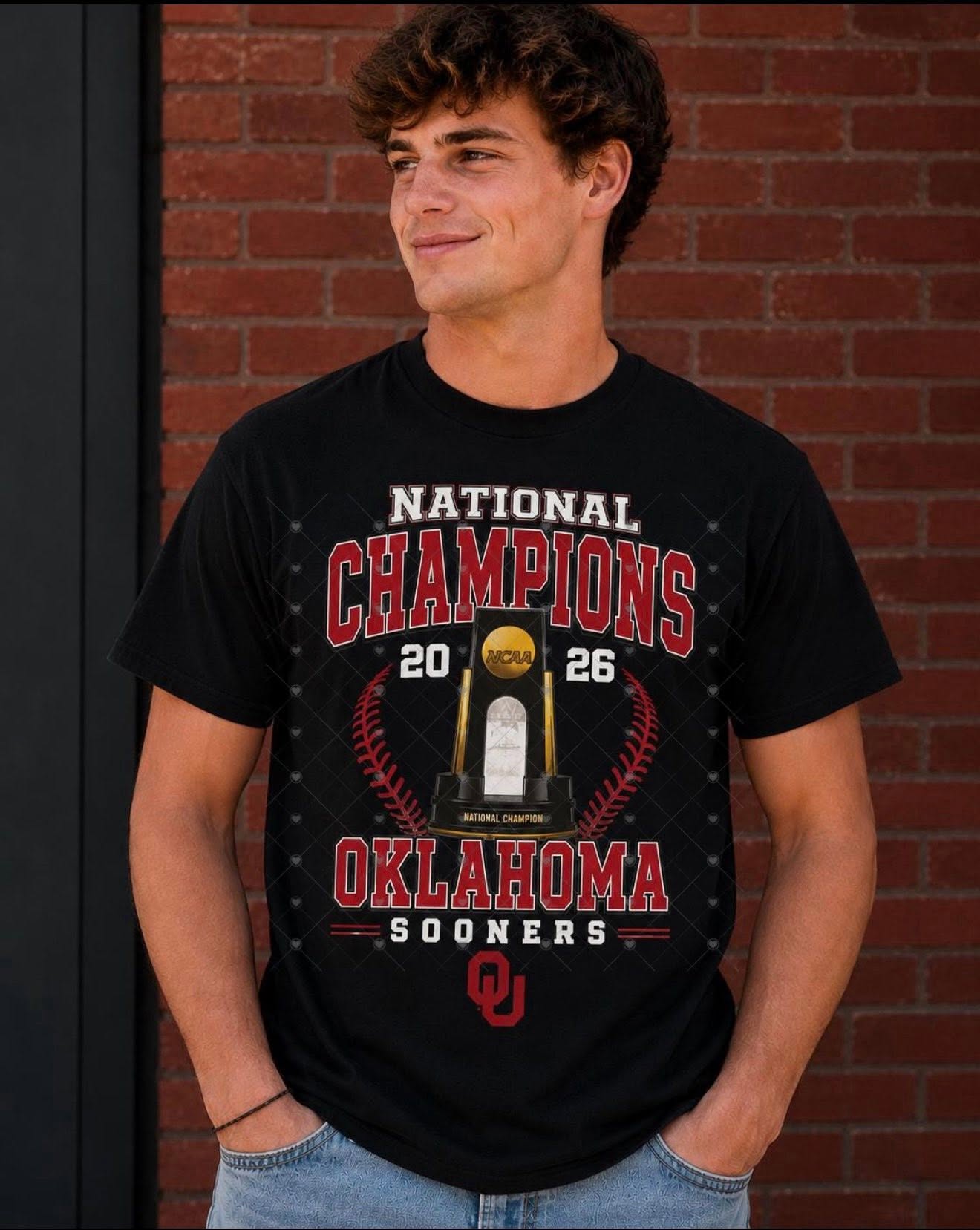 Soon Oklahoma CWS 2026 Baseball Trophy-ADULT