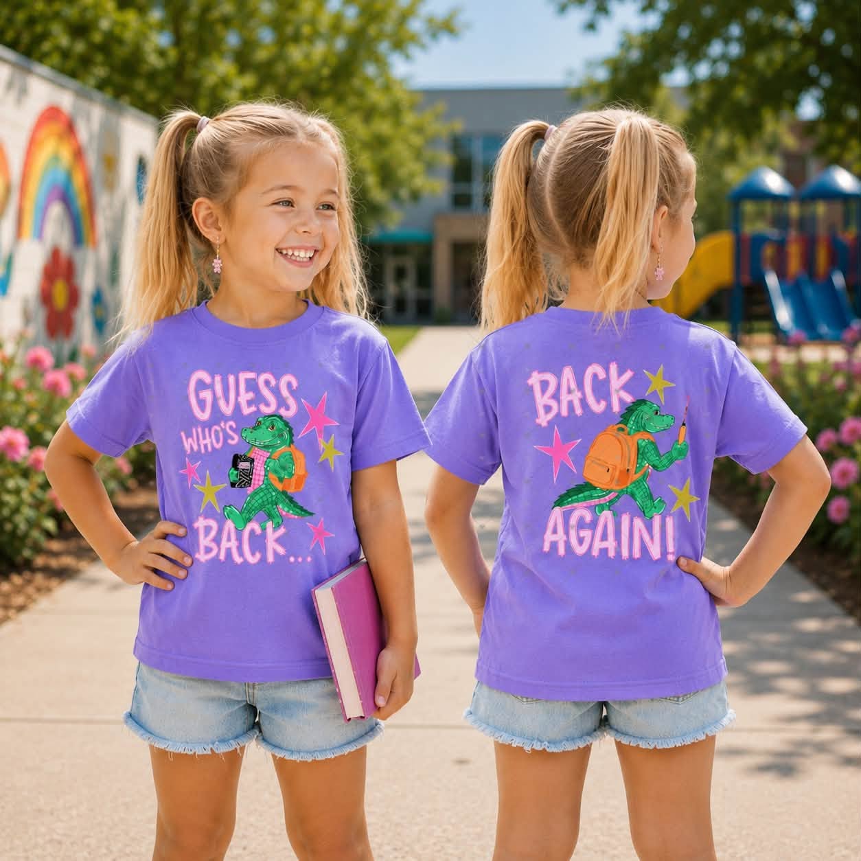 Guess Whos Back To School Full Front and Back-TODDLER