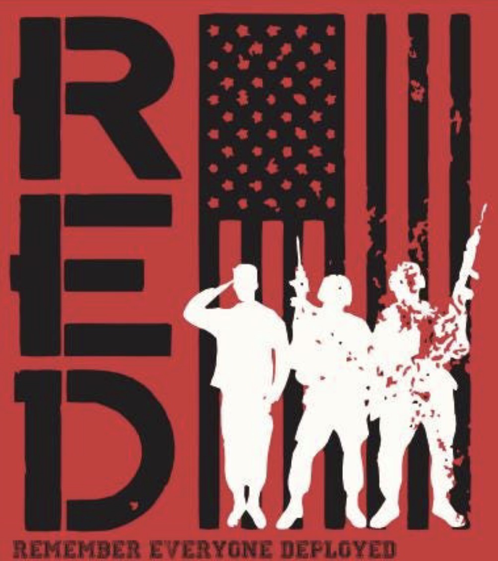 RED Friday Uniformed Remember Everyone Deployed -ADULT