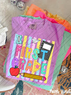 PreK through Sixth Grade Neon Stripes-TODDLER