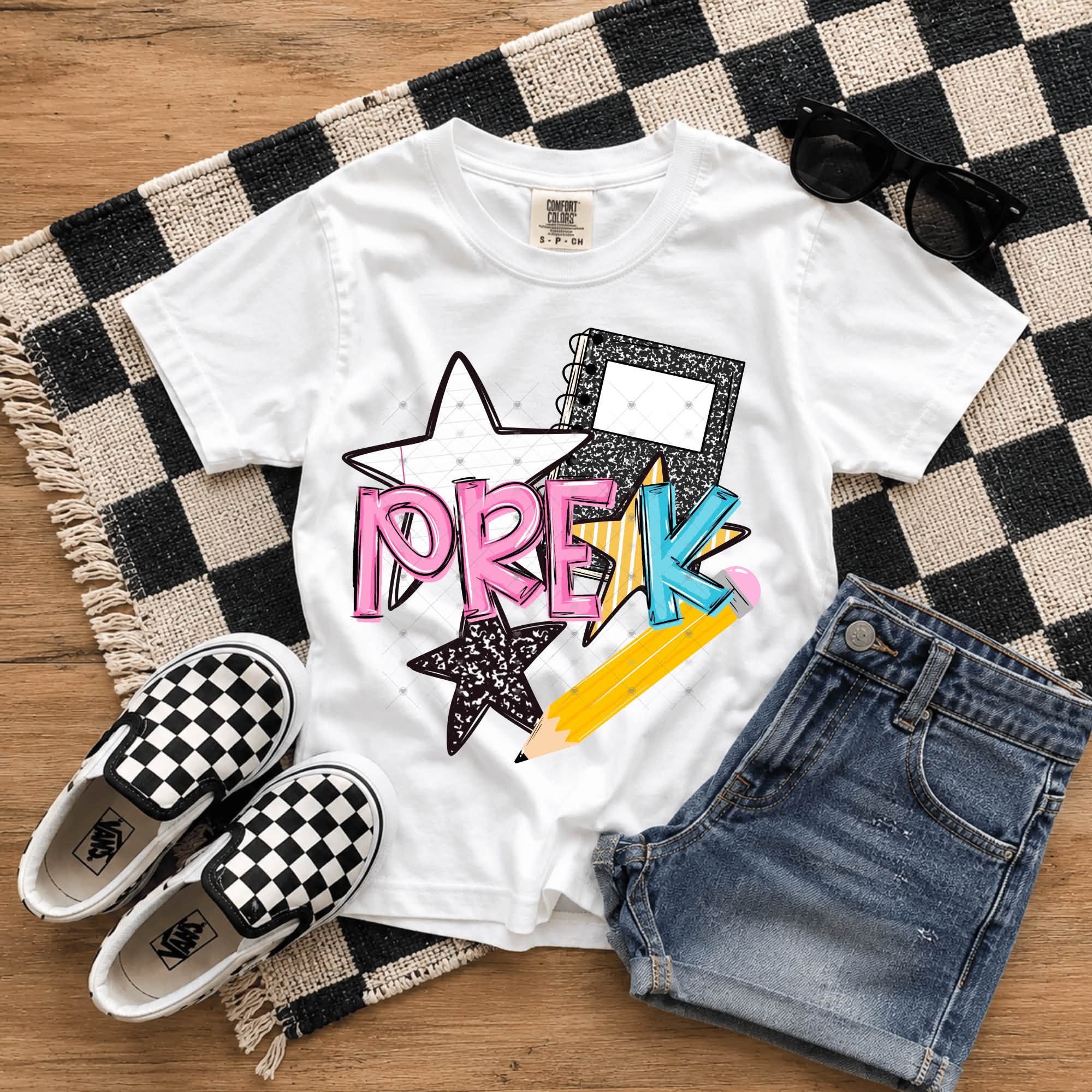 PreK through Fifth Grade Star Notebook Pink-TODDLER