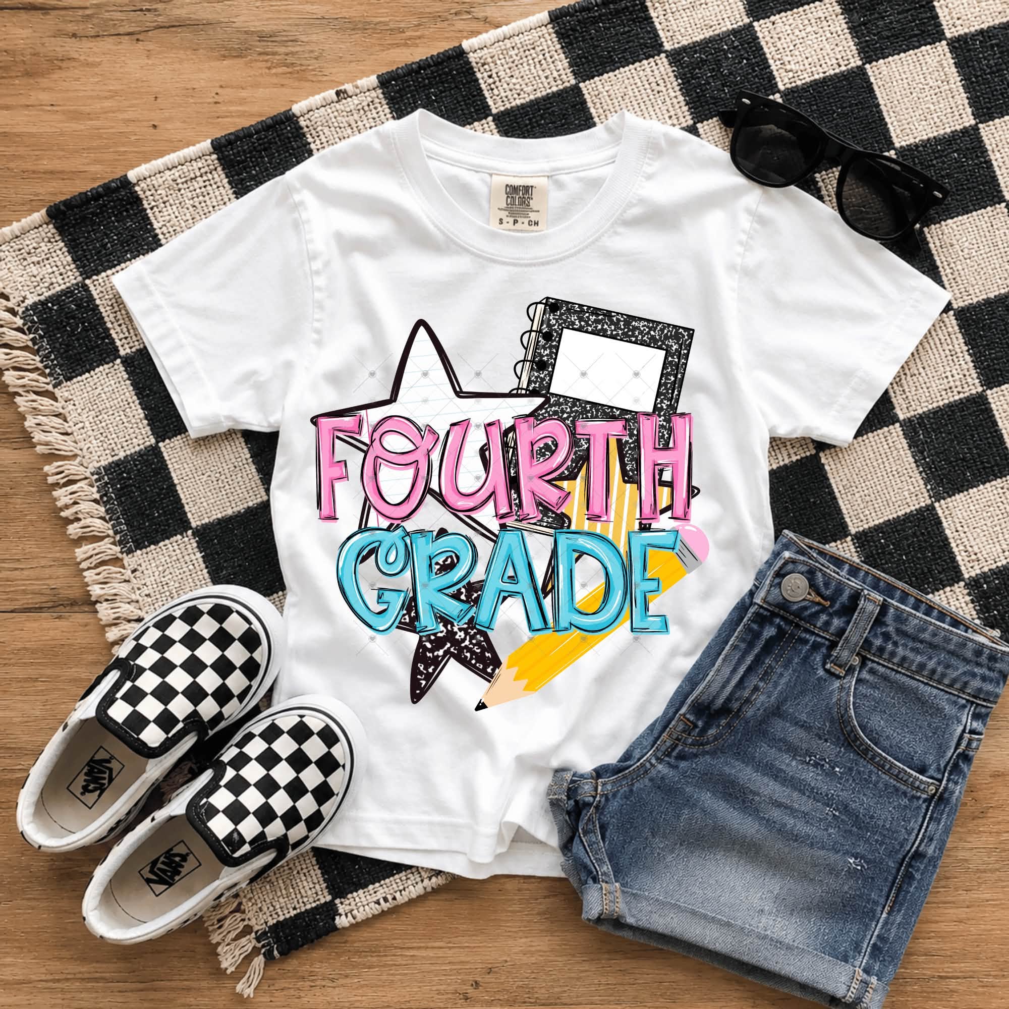 PreK through Fifth Grade Star Notebook Pink-TODDLER