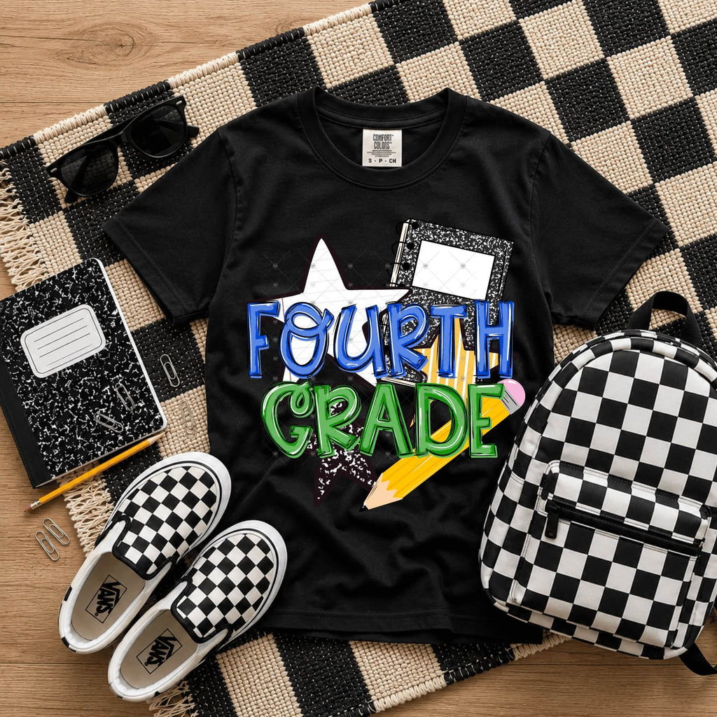PreK through Fifth Grade Star Notebook Blue-TODDLER