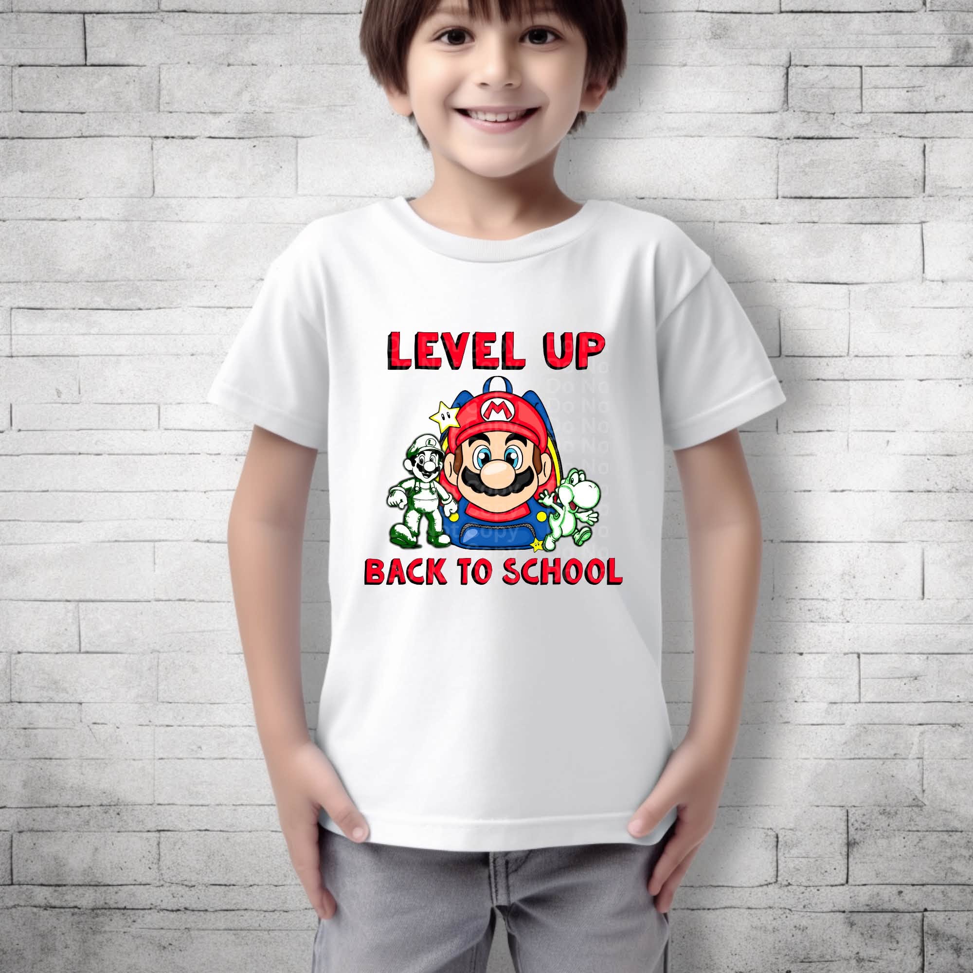 Game Bros Level Up Back to School-YOUTH