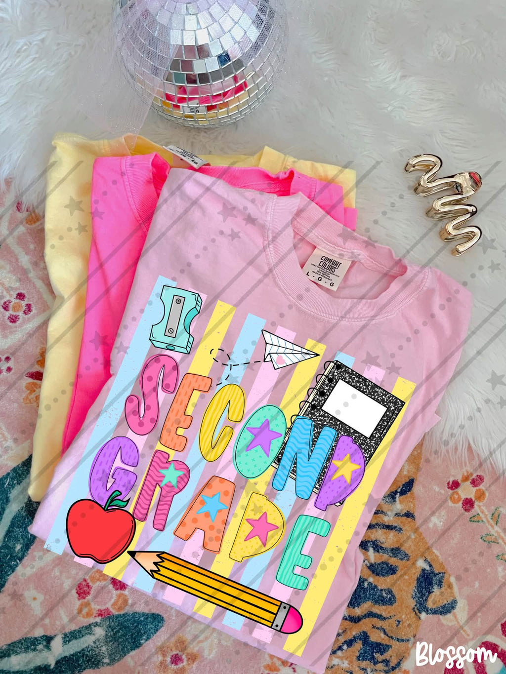 PreK through Sixth Grade Neon Stripes-TODDLER