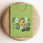 Daycare through Fifth Grade Rocks Teal Bolt-ADULT