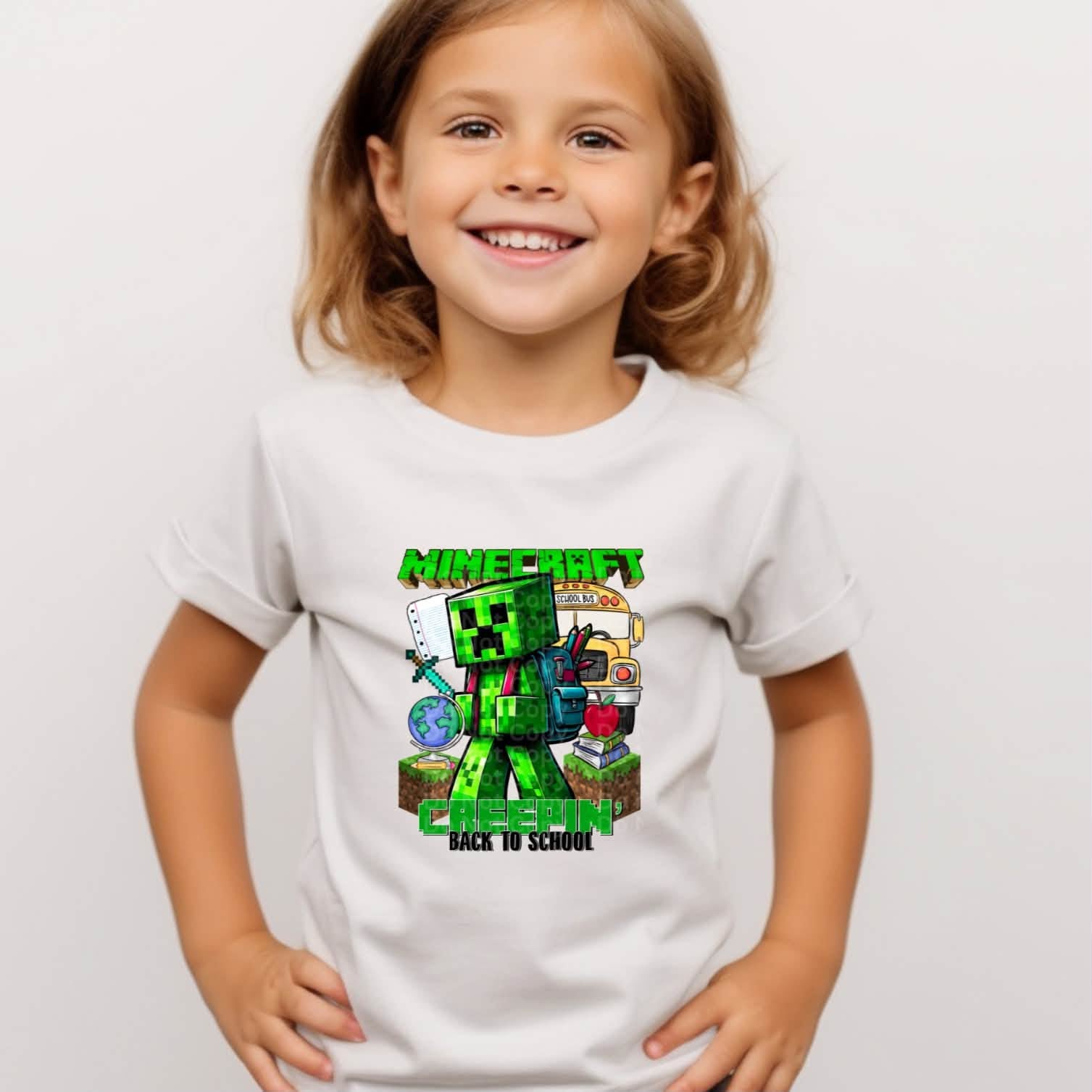 Mine Block Craft Back to School-TODDLER