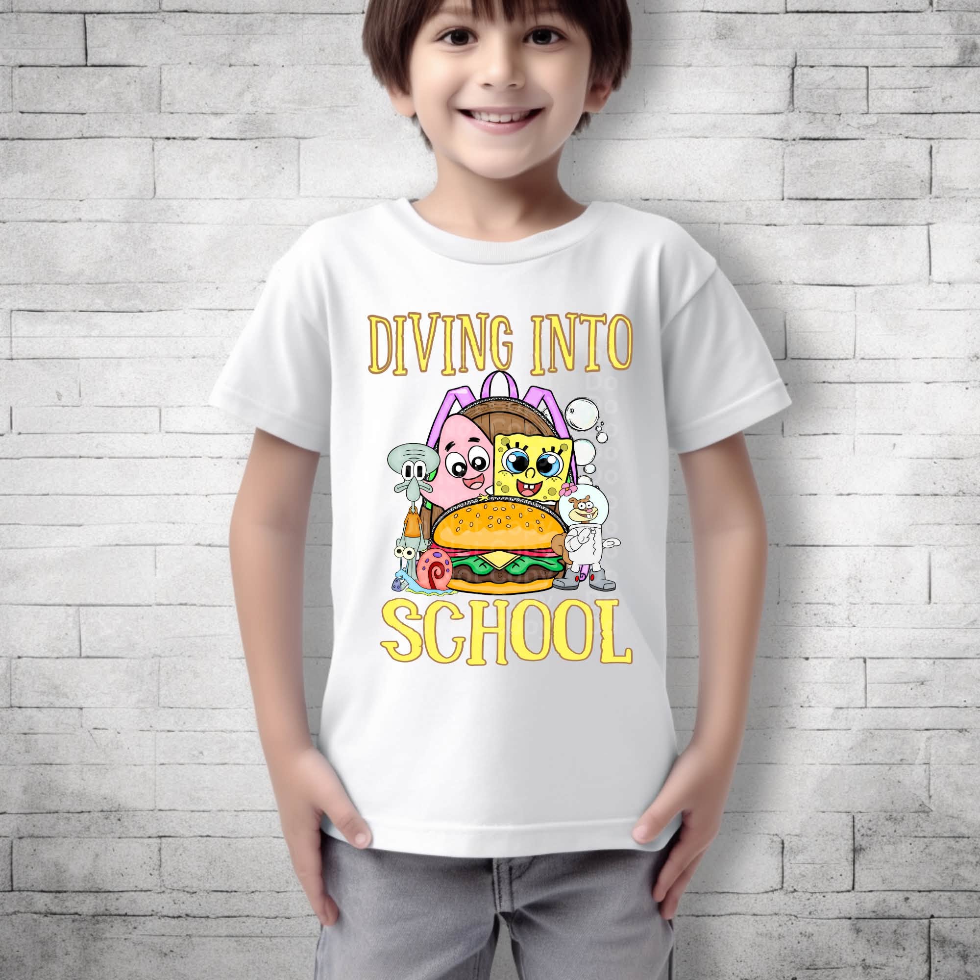 Bob Dive Sponge Back to School-YOUTH