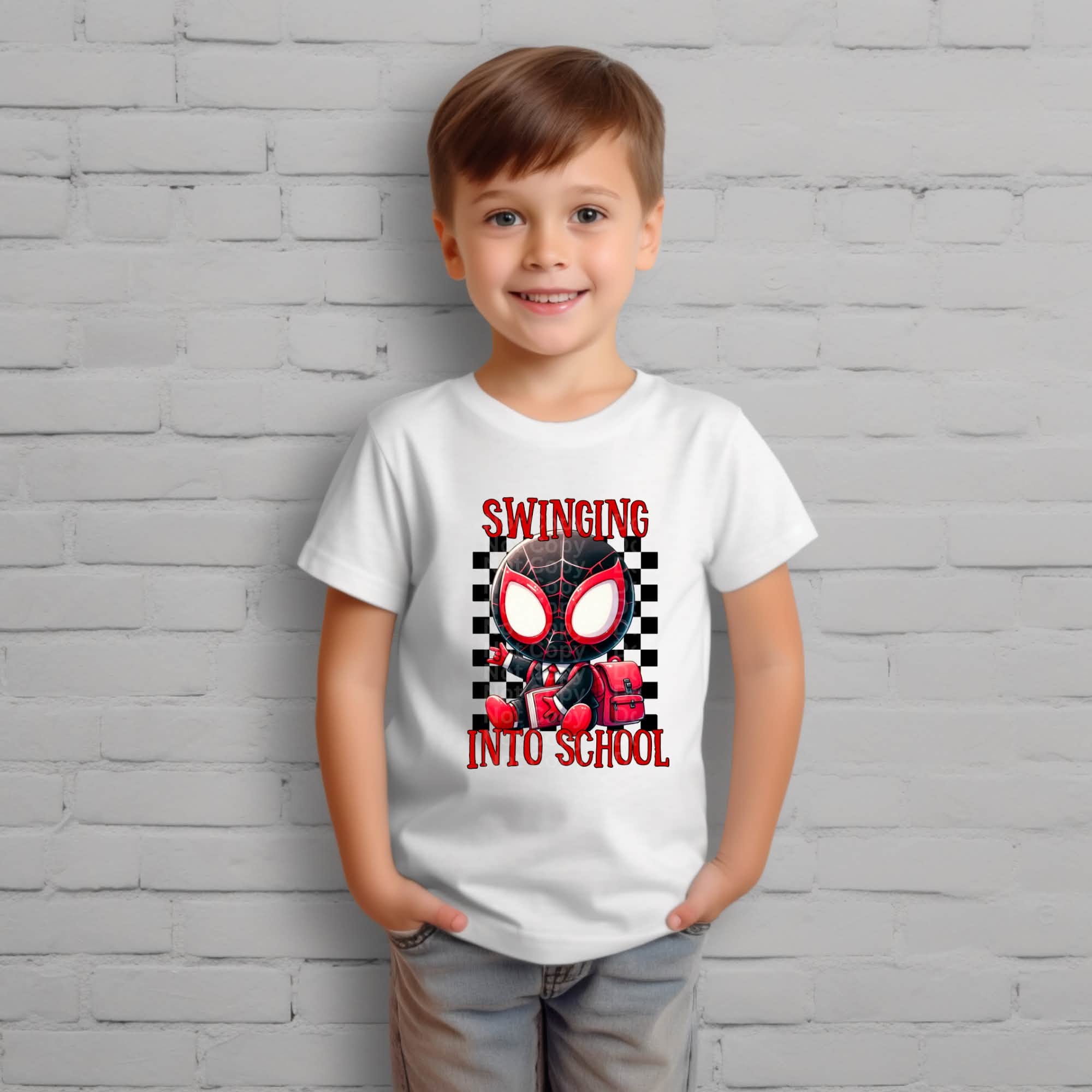 Spider Swing Man Back to School-TODDLER