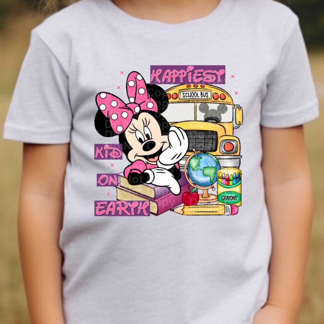 Happiest Pink Mouse Back to School-YOUTH