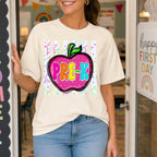 PreK through Fifth Grade Neon Apple-TODDLER