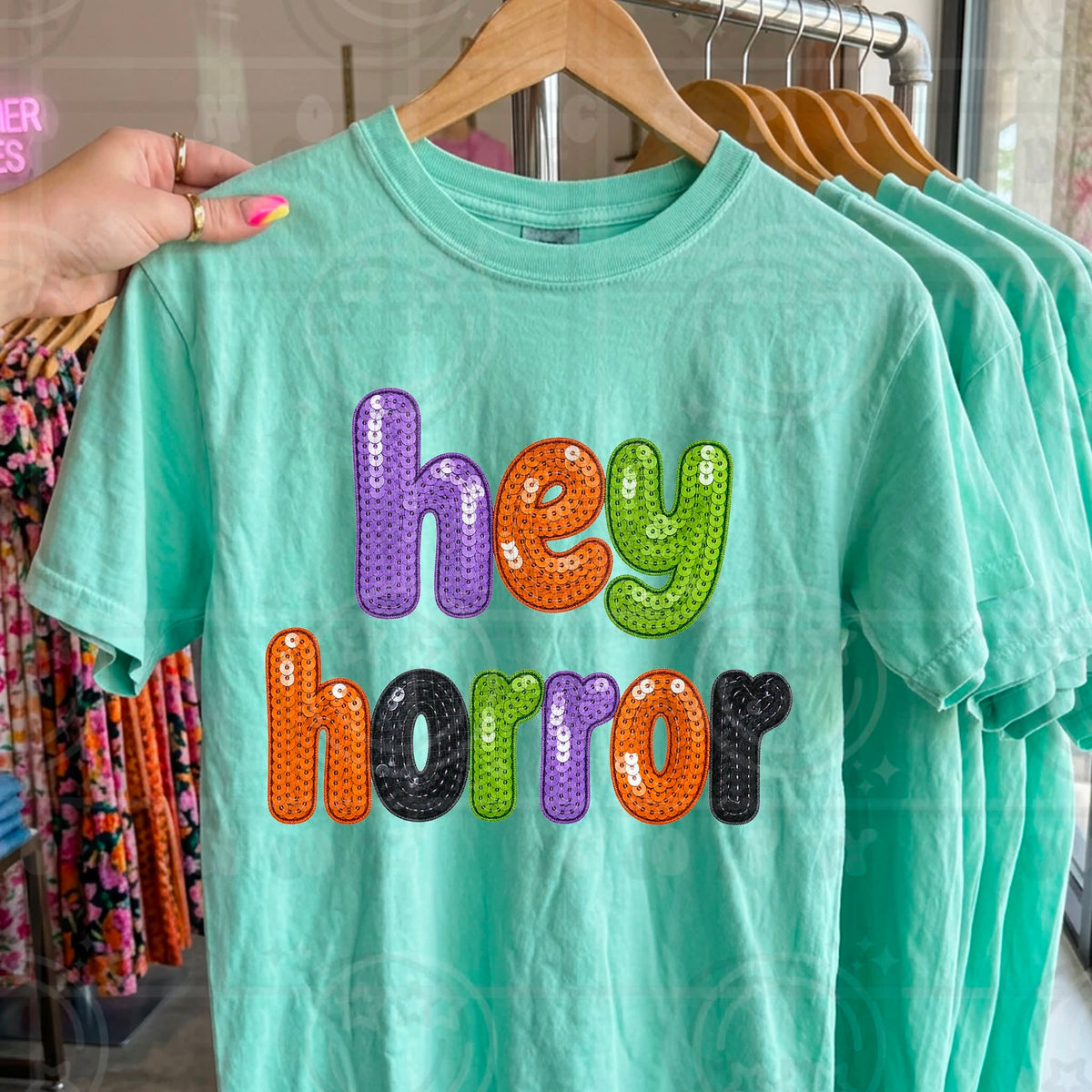 Hey Horror Faux Sequins-ADULT