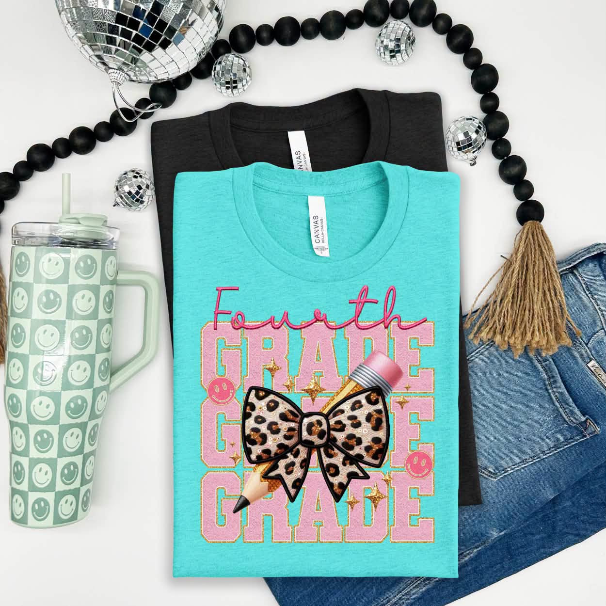 Kinder through Fourth Grade Leopard Bow-YOUTH