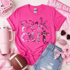 Breast Cancer Pink Out Faux Sequin-ADULT