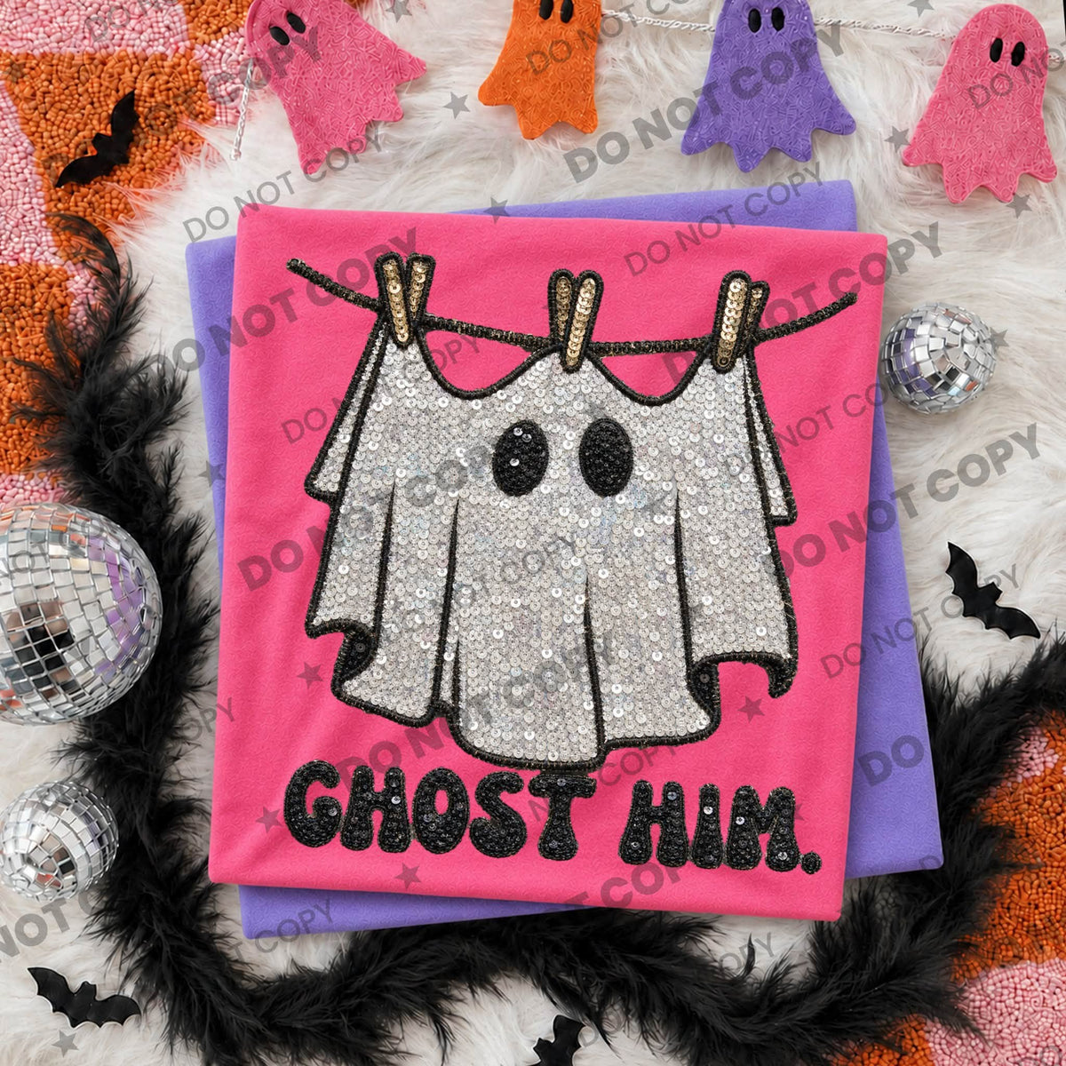 Ghost Him Faux Sequins-ADULT