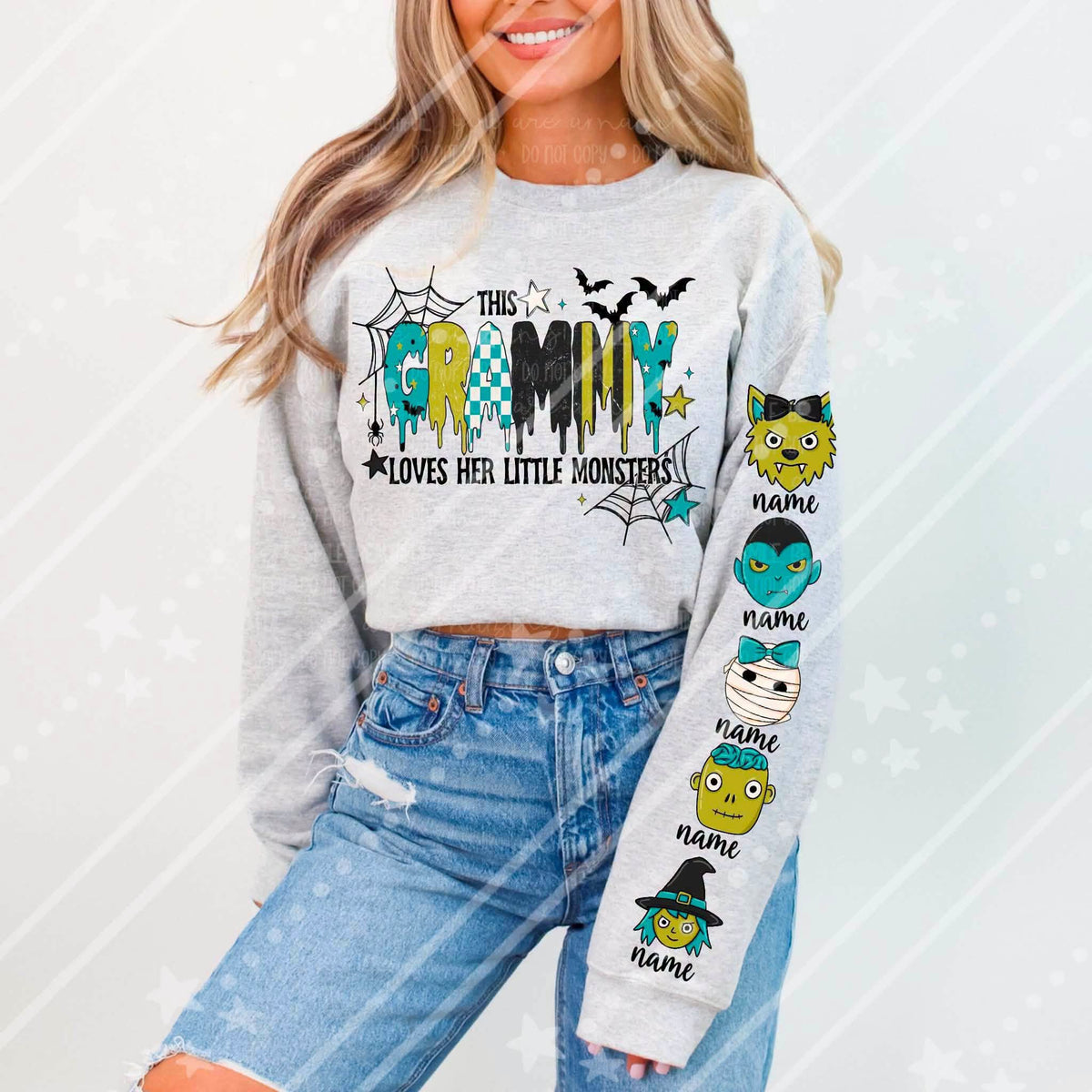 Custom Loves Her Monsters Sleeve Included-ADULT