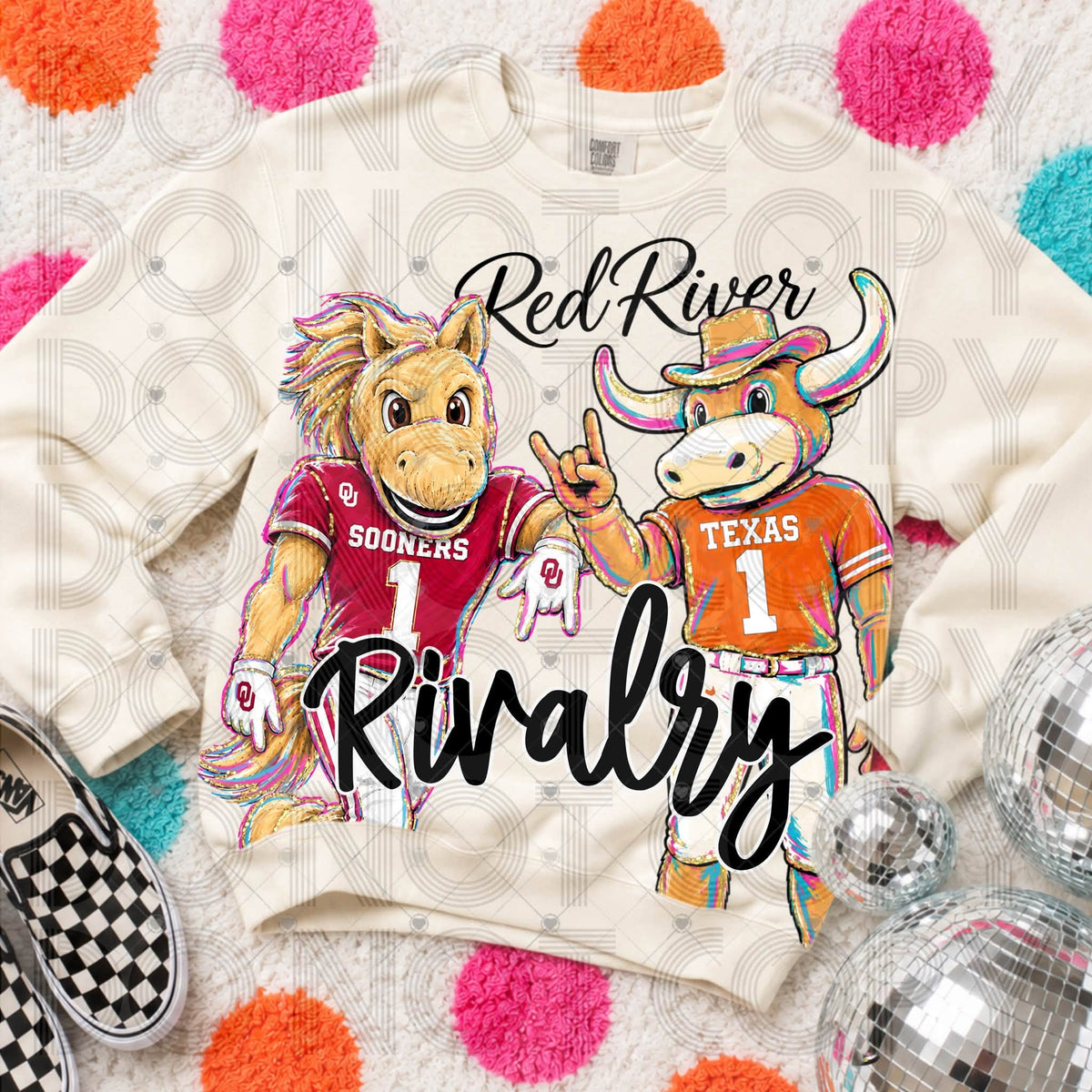 RRR Horns Soon Cursive Mascot-TODDLER