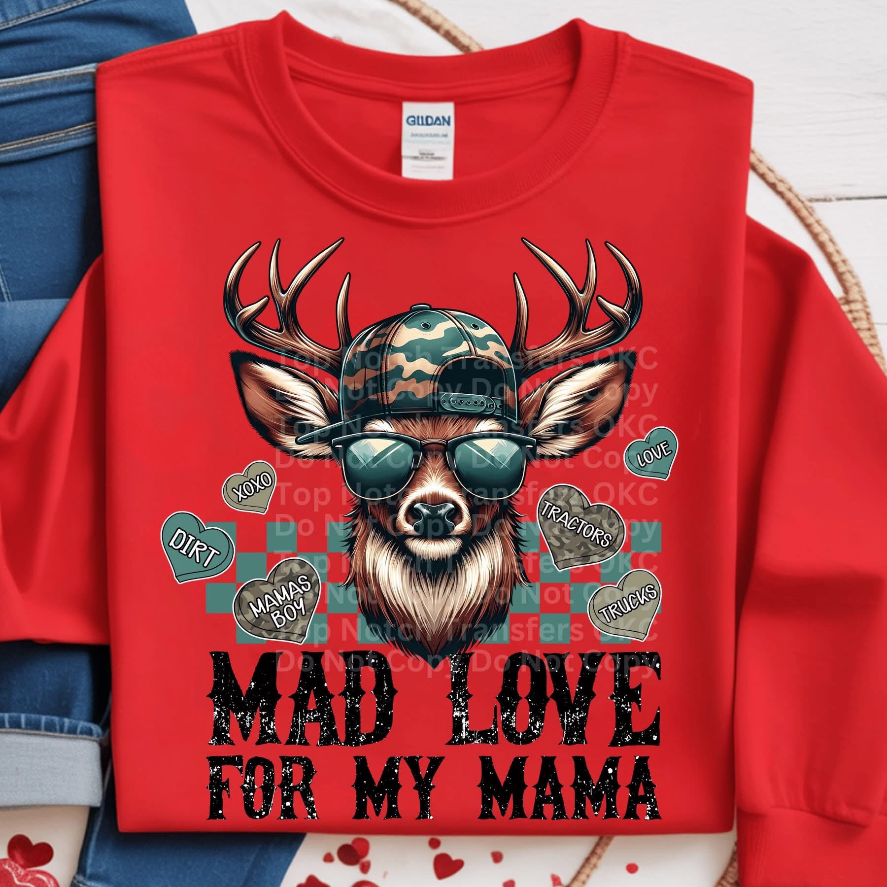 Mama Love Deer Valentines-YOUTH