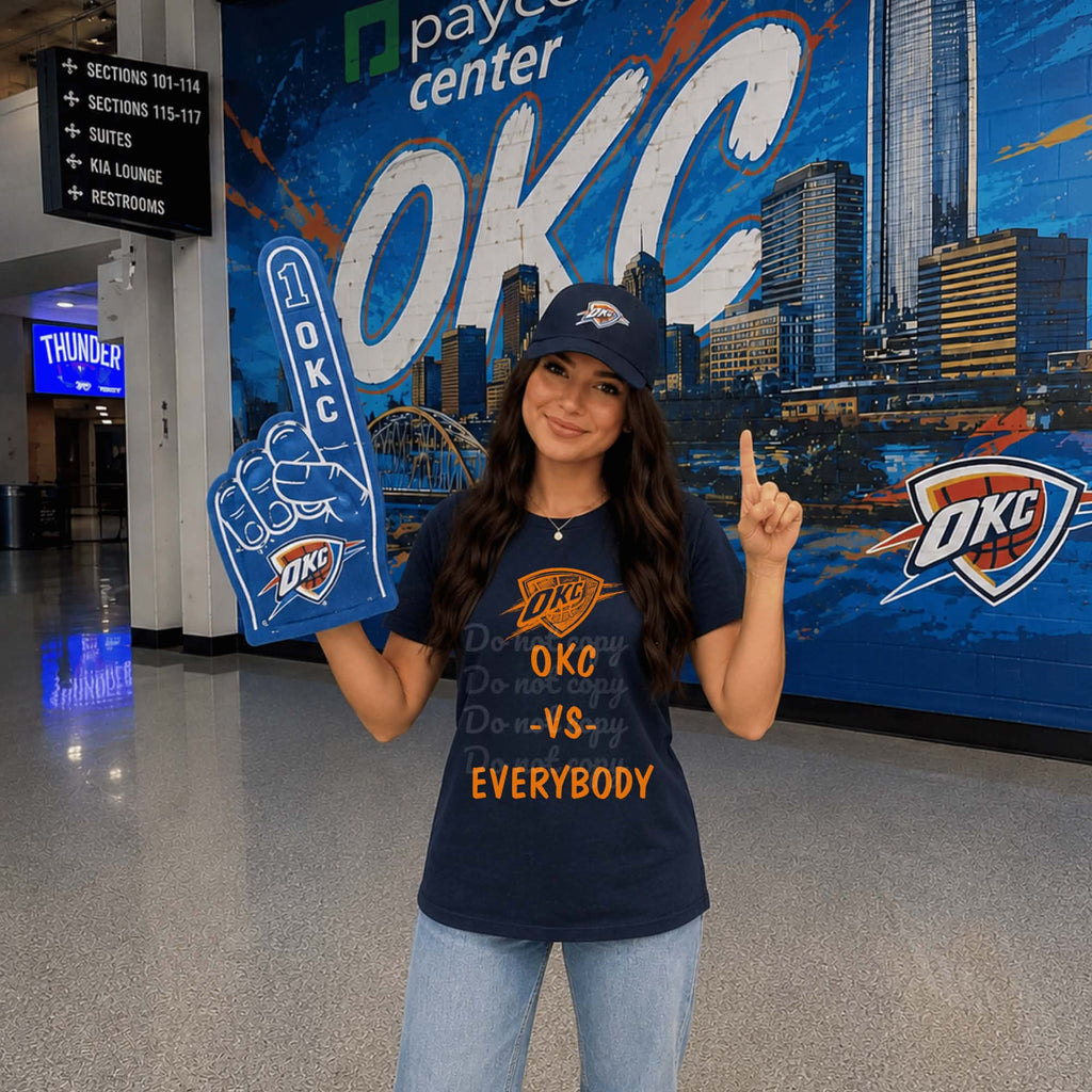 OKC VS Everyone Thund Basketball-ADULT