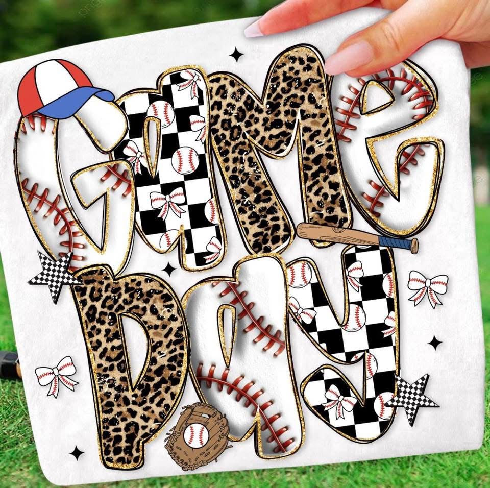 Game Day Baseball Leopard-ADULT